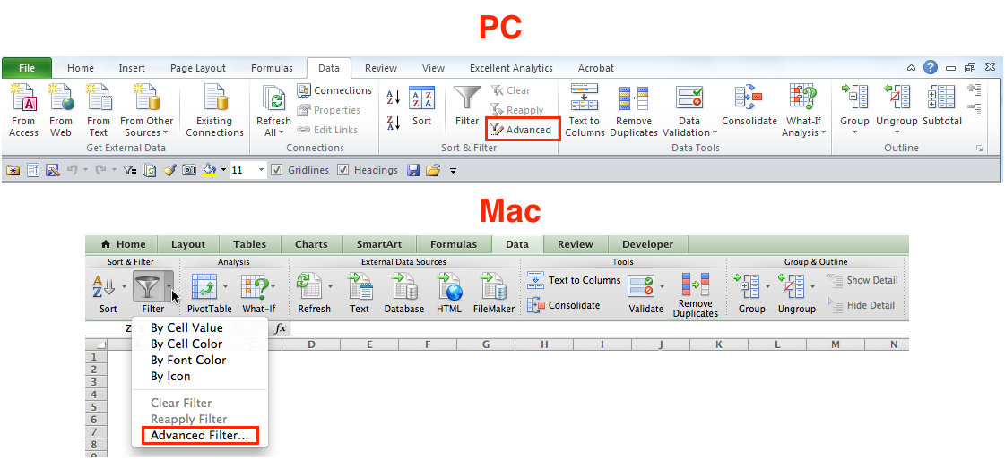 excel for mac pivot table tutorial
