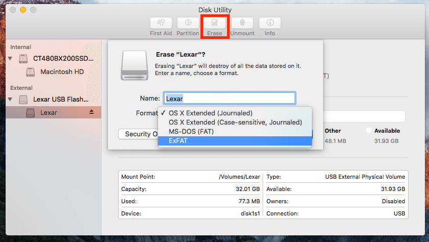Use Usb Drive To Format Hard Drive For Mac